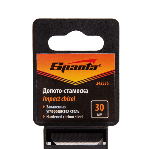 Долото-стамеска 30 мм, деревянная рукоятка Sparta по ценам производителя в Челябинске с доставкой по всей России