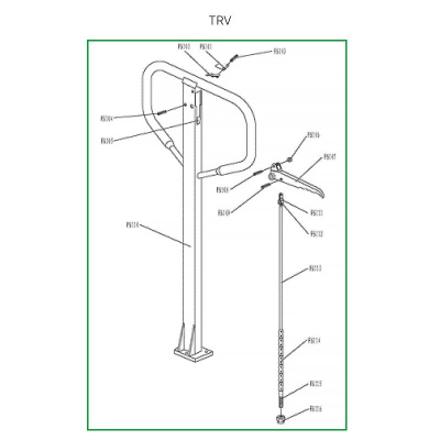 Ручка в сборе для TRV по ценам производителя в Челябинске с доставкой по всей России