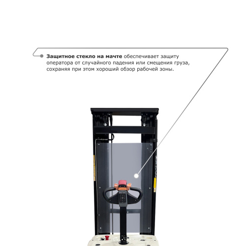Самоходный электроштабелер PROLIFT M2 SDR 1656 со свободным подъемом по ценам производителя в Челябинске с доставкой по всей России