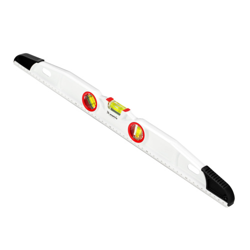 Уровень алюминиевый литой, фрезерованный, 3 глазка, две ударные площадки, 600 мм Matrix по ценам производителя в Челябинске с доставкой по всей России