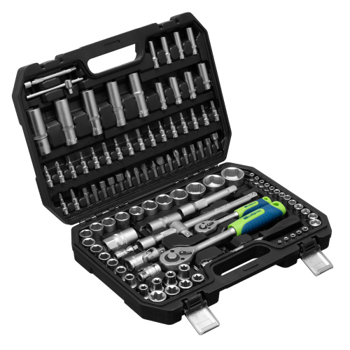 Набор инструментов, 1/2", 1/4", 108 предметов// Сибртех по ценам производителя в Челябинске с доставкой по всей России