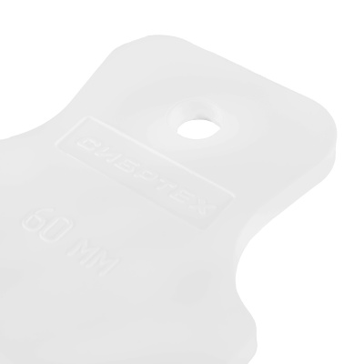 Шпатель, белая резина, 60 мм Сибртех по ценам производителя в Челябинске с доставкой по всей России