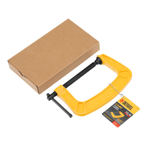 Струбцина G-образная, усиленная, 125 мм Denzel по ценам производителя в Челябинске с доставкой по всей России