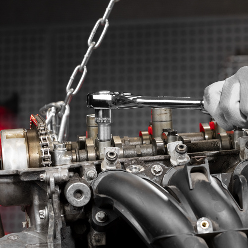 Набор торцевых головок, 1/2", головки 10 - 24 мм, с трещот. ключом, 12 предметов Matrix по ценам производителя в Челябинске с доставкой по всей России