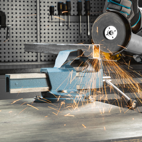 Тиски слесарные, 100 мм, поворотные (Глазов) по ценам производителя в Челябинске с доставкой по всей России