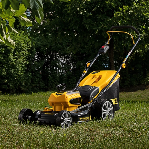 Газонокосилка аккумуляторная бесщеточная RLM450-36, Li-ion, 36 В, 4 Ач, 450 мм, травосборник 40 л Denzel по ценам производителя в Челябинске с доставкой по всей России