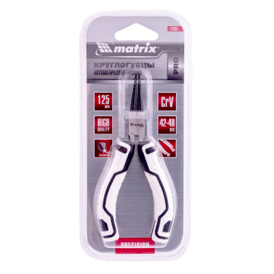 Круглогубцы Mini, 125 мм, авторазжим, Pro Matrix по ценам производителя в Челябинске с доставкой по всей России