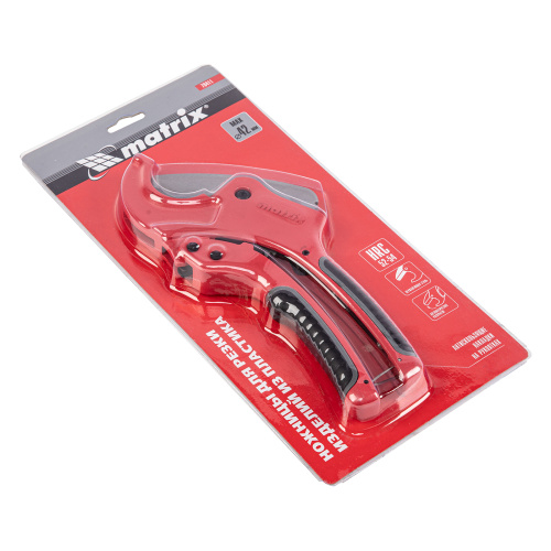 Ножницы для резки изделий из ПВХ, D до 42 мм, лезвие из нерж. стали, автоматич. Matrix по ценам производителя в Челябинске с доставкой по всей России