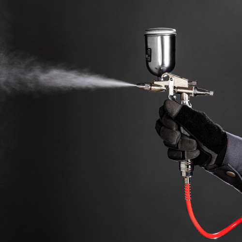 Краскораспылитель пневматический для финишных работ с верхним бачком V 0,1 л, сопло D 0.5 мм Matrix по ценам производителя в Челябинске с доставкой по всей России