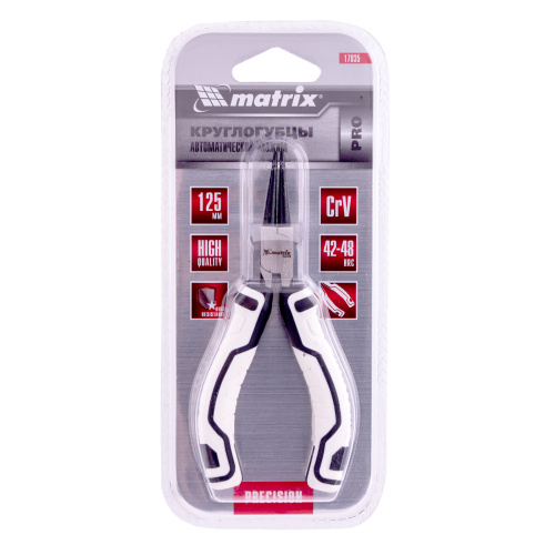 Круглогубцы Mini, 125 мм, авторазжим, Pro Matrix по ценам производителя в Челябинске с доставкой по всей России