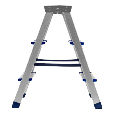 Стремянка двусторонняя 3 ступени, алюминиевая, Сибртех по ценам производителя в Челябинске с доставкой по всей России
