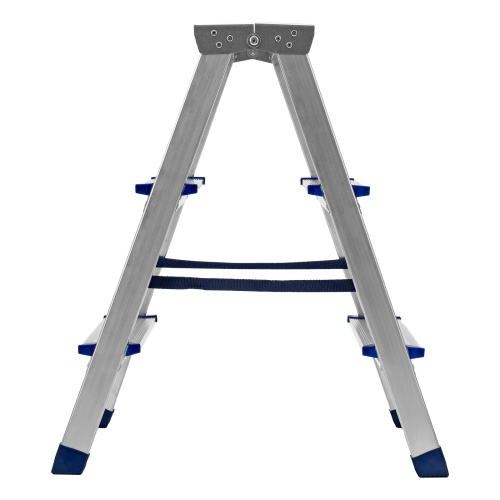 Стремянка двусторонняя 3 ступени, алюминиевая, Сибртех по ценам производителя в Челябинске с доставкой по всей России