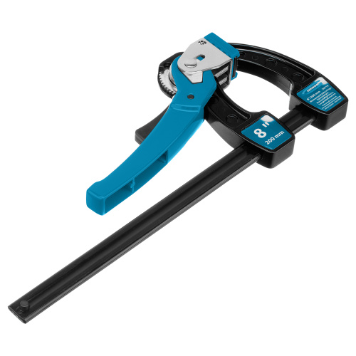 Струбцина реечная быстрозажимная 8, металлический корпус, рычажный храповой механизм, 200 мм Gross по ценам производителя в Челябинске с доставкой по всей России