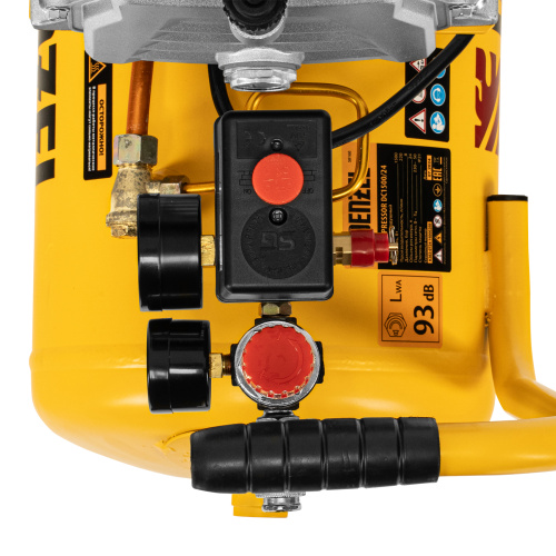 Компрессор воздушный DC1500/24, прямой привод, 1.5 кВт, 24 литра, 220 л/мин Denzel по ценам производителя в Челябинске с доставкой по всей России