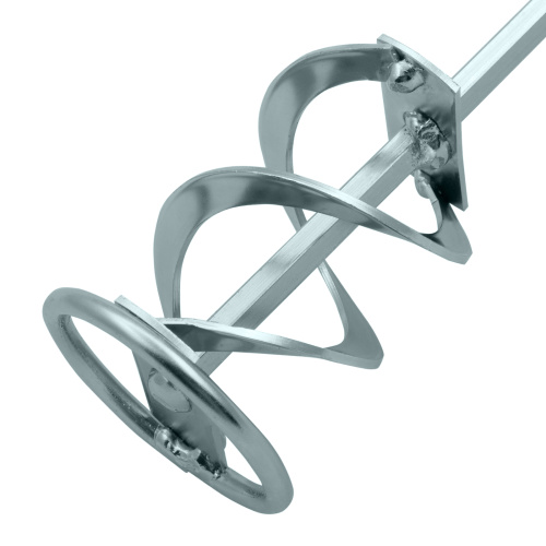 Миксер для красок и штукатурных смесей, 60 х 400 мм, оцинкованный, шестигранный хвостовик 8 мм Denzel по ценам производителя в Челябинске с доставкой по всей России