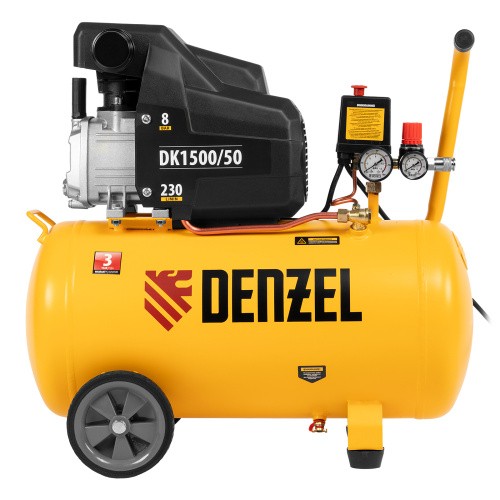 Компрессор воздушный DK1500/50, Х-PRO 1.5 кВт, 230 л/мин, 50 л Denzel по ценам производителя в Челябинске с доставкой по всей России