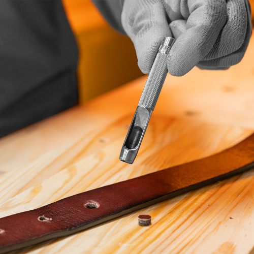 Набор пробойников для кожи 2 3 4 5 6 8 9 10 13 мм, 9 шт, чехол Сибртех по ценам производителя в Челябинске с доставкой по всей России