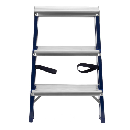 Стремянка двусторонняя 3 ступени, стальная, Сибртех по ценам производителя в Челябинске с доставкой по всей России