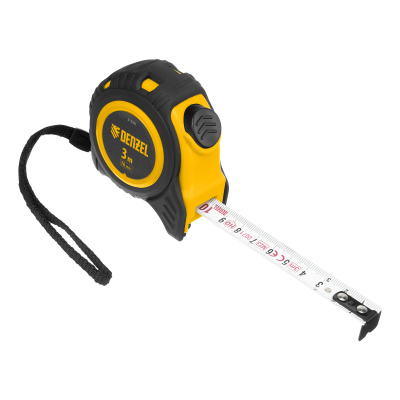 Рулетка 3м х 16мм, обрезиненный корпус, автоматическая фиксация Denzel по ценам производителя в Челябинске с доставкой по всей России