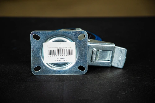 Колесо поворотное резина SRCLb 42 100 мм с тормозом (F) по ценам производителя в Челябинске с доставкой по всей России