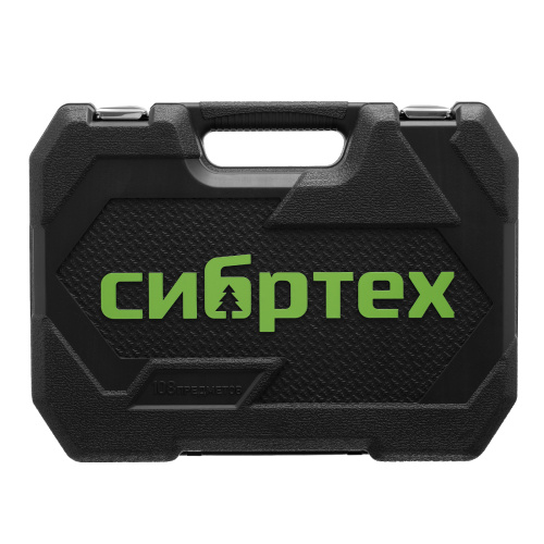 Набор инструментов, 1/2", 1/4", 108 предметов// Сибртех по ценам производителя в Челябинске с доставкой по всей России