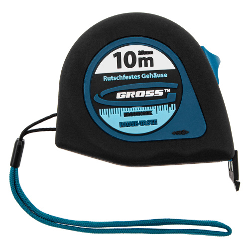 Рулетка "Ergonomisch",10 м x 25 мм,магнитный обрезиненный зацеп Gross по ценам производителя в Челябинске с доставкой по всей России