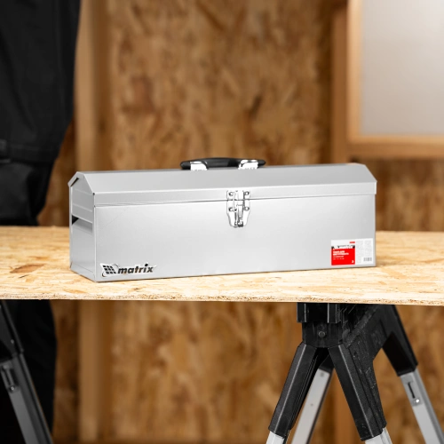 Ящик для инструмента, 484 х 154 х 165 мм, металлический Matrix по ценам производителя в Челябинске с доставкой по всей России
