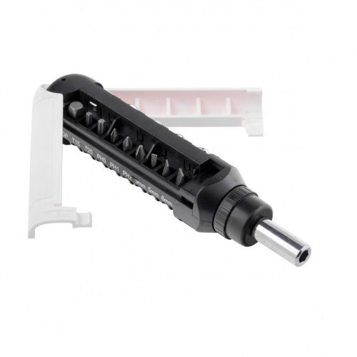 Отвертка реверсивная с набором бит и торцевых головок, 15 шт, CrV Matrix Pro по ценам производителя в Челябинске с доставкой по всей России