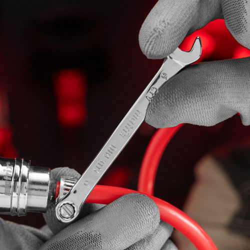 Ключ комбинированный, 6 мм, CrV, полированный хром Matrix по ценам производителя в Челябинске с доставкой по всей России