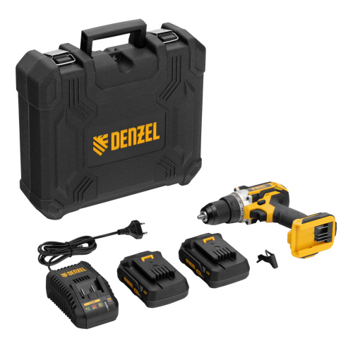 Дрель-шуруповерт аккумуляторная, бесщет. BLDL-18-02 Li-Ion, 18 В Denzel по ценам производителя в Челябинске с доставкой по всей России