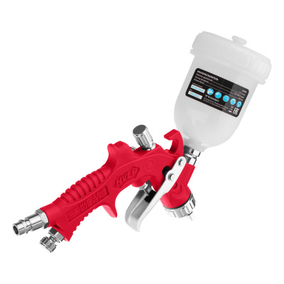 Краскораспылитель HVLP пневмат. с верхним бачком V= 0,1 л, сопло диаметром 0.8 мм Matrix по ценам производителя в Челябинске с доставкой по всей России