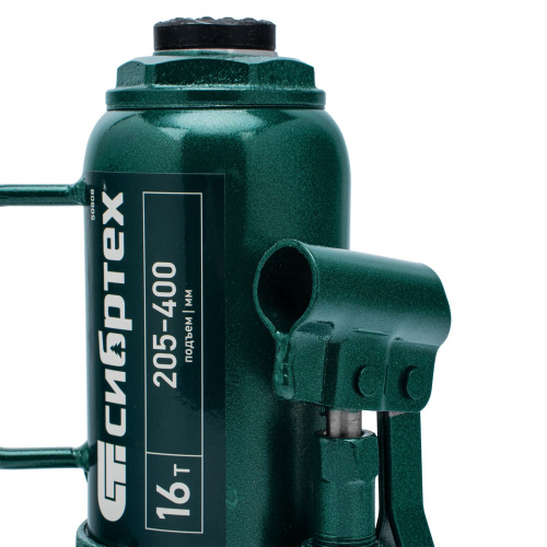 Домкрат гидравлический бутылочный, 16 т, 205-400 мм Сибртех по ценам производителя в Челябинске с доставкой по всей России