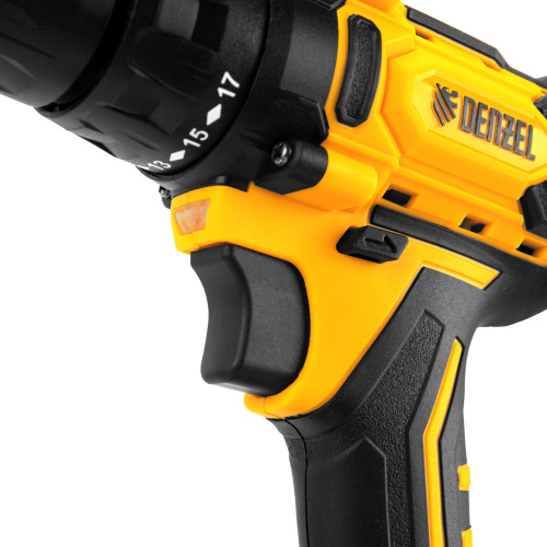 Дрель-шуруповерт аккумуляторная CDL-12-02BM, Li-Ion, 12 В, 2 акк. Denzel по ценам производителя в Челябинске с доставкой по всей России