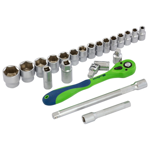 Набор инструментов 32 предмета, CrV, 1/2" Сибртех по ценам производителя в Челябинске с доставкой по всей России