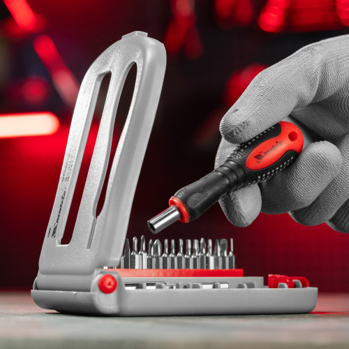 Отвертка для точных работ с насадками Fusion, 22 предмета, в пластиковом пенале Matrix по ценам производителя в Челябинске с доставкой по всей России