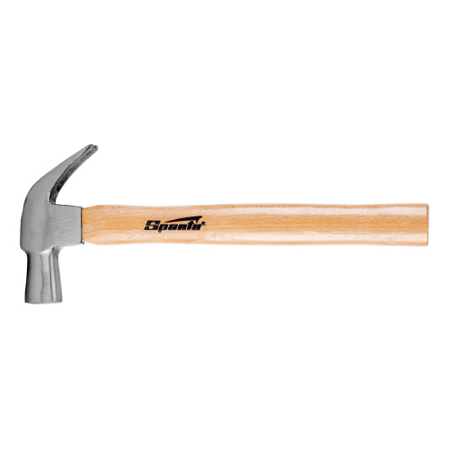 Молоток-гвоздодер, 450 г, боек 27 мм, деревянная рукоятка Sparta по ценам производителя в Челябинске с доставкой по всей России