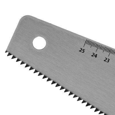 Ножовка по дереву, 450 мм, 7-8 TPI, каленый зуб, линейка, деревянная рукоятка Sparta по ценам производителя в Челябинске с доставкой по всей России