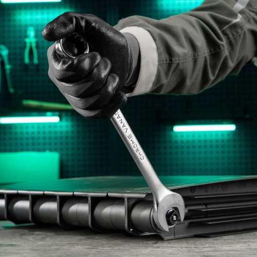 Ключ комбинированный, 25 мм, CrV, матовый хром Stels по ценам производителя в Челябинске с доставкой по всей России