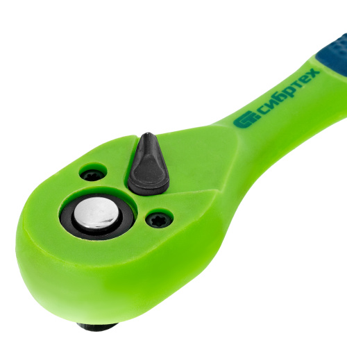 Ключ-трещотка 3/8", CrV, 72 зуба, с быстрым сбросом Сибртех по ценам производителя в Челябинске с доставкой по всей России